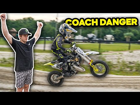 DANGERBOY DEEGAN TRAINS JAGGER CRAIG | Practicing on the 50cc and 65cc