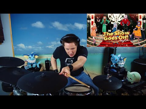 The8BitDrummer x Hololive | Mori/Kiara/Gura/Ina/Ame - Hololive EN Myth - The Show Goes On