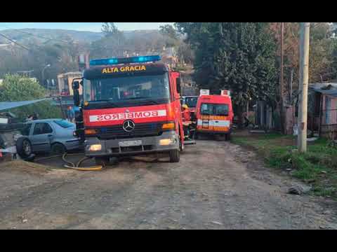 Tragedia en Córdoba: murió un joven de 19 años en un incendio en Alta Gracia