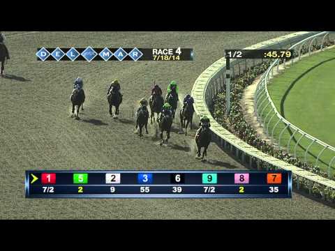 DEL MAR RACE #4 7-18-2014