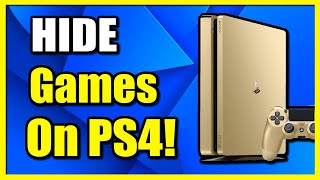 How to HIDE Games on PS4 from other users (Easy Method)
