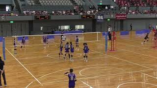 龍谷大 VS 皇學館 西日本インカレバレー 2025 女子1回戦