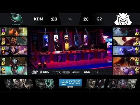 G2 vs KDM Game 2 Highlights - G2 ESPORTS vs. KONGDOO MONSTER - Group B Elimination Match - IEM 2017