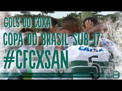 Gols do Coxa - Copa do Brasil Sub-17 - Coritiba 3 x 3 Santos