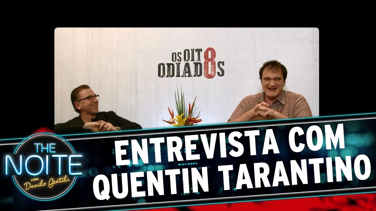 The Noite (29/12/15) - Léo Lins entrevista Quentin Tarantino