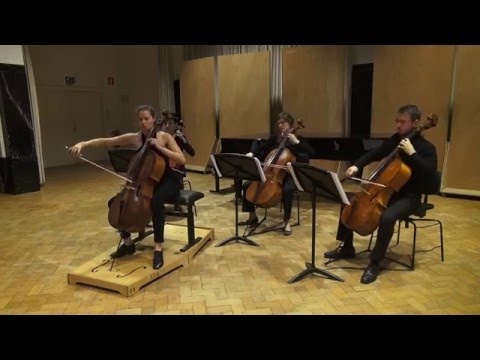 Schumann Cello Concerto in A minor op.  129 for cello quartet - 1st mov
