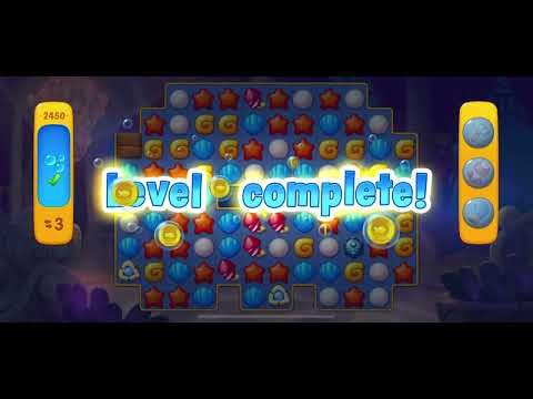 Fishdom 2450 - Hard Level (14 Moves) & MINIGAME