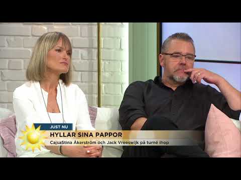 CajsaStina Åkerström: "Jag var livrädd för min pappa" - Nyhetsmorgon (TV4)