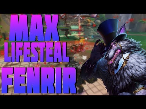 Will it SMITE? | Max LIFESTEAL FENRIR