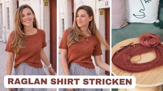 🧶 JJ Raglan Shirt – knitting pattern for beginners