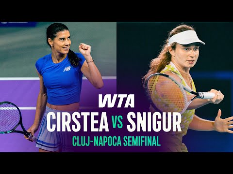 Sorana Cirstea vs. Daria Snigur | 2026 Abu Dhabi Semifinal | WTA Match Highlights