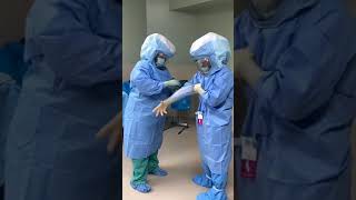 #Surgery Hand-Off #orthopedics #operatingroom #scrubtech #PPE #hipreplacement #kneereplacement