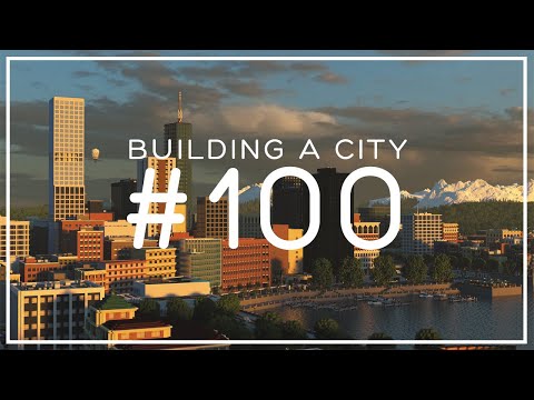 TheBuildingDuck - Building A City #100 // The Final Blocks // Minecraft Timelapse