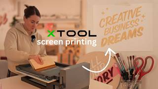 xTool screen printer unboxing + setup