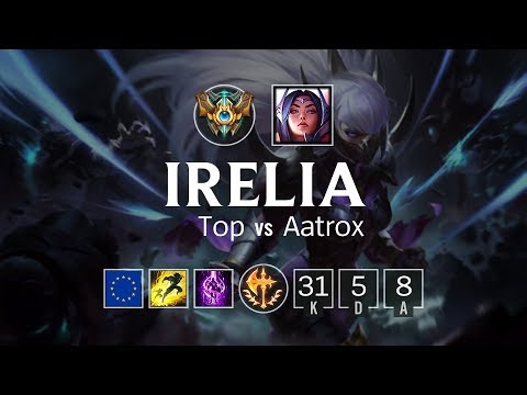 Irelia Top vs Aatrox - EUW Challenger Patch 8.13
