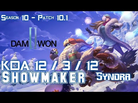 DWG Showmaker SYNDRA vs PANTHEON Mid - Patch 10.1 KR Ranked