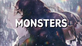 Monsters || Timeflies ft. Katie Sky (Lyrics)