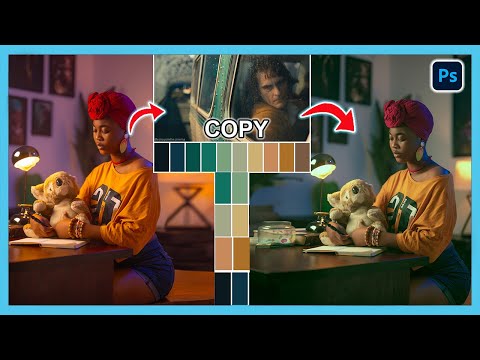How to Copy and Paste Cinematic color from any photo using Photoshop