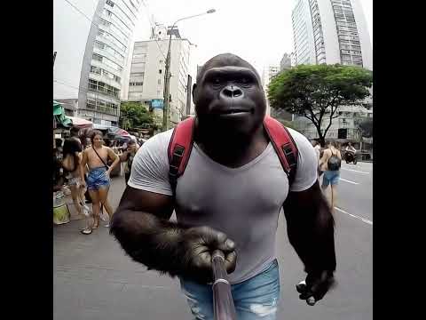 I found a pod and almost got arrested #pov #veo3 #povstories #gorilla #viral #gorila #fyp #vlogs