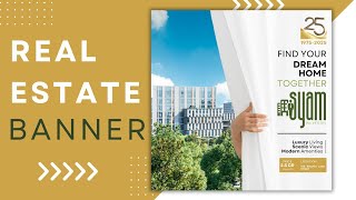 Stunning Real Estate Poster Design in Canva