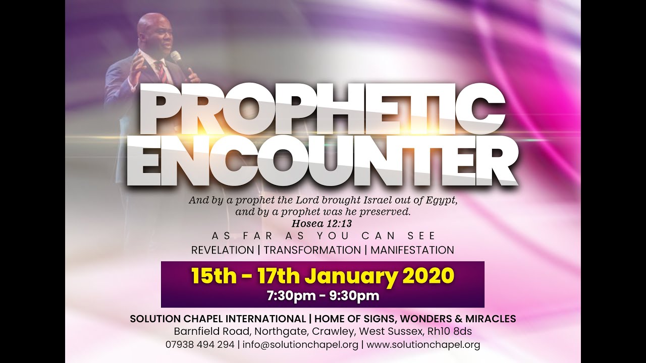 PROPHETIC ENCOUNTER | DAY 1  | 15TH  JANUARY 2020 | AS FAR AS YOU CAN SEE. PART 1