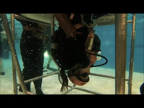 Marines and Sailors Complete Underwater Egress Training