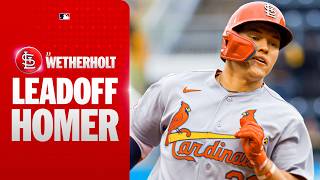 JJ Wetherholt takes Paul Skenes deep to lead off the game for the Cardinals ???? | MLB Highlights