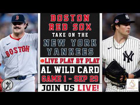🔴 LIVE Red Sox vs Yankees | Payton Tolle vs Cam Schlittler | WILD CARD GAME 1