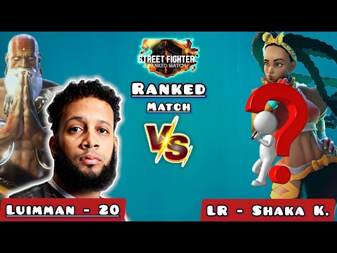 SF6 ▰ Luiman 20 ( Dhalsim ) VS LR Shaka ( Kimberly ) ▰ High Level Gameplay