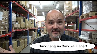 Im Lager mit Reini Rossmann | Lagerrundgang im Survival Shop