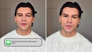 Medugno si difende in un video su Instagram: «Non sono mai andato a letto con Signorini, sono sta...