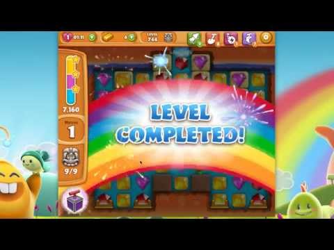 Diamond Digger Saga Level 744 (no boosters or extra moves)