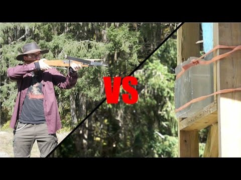Light Bow / Medieval Crossbow Tested on Ballistic Gel and Padded Jacket Video