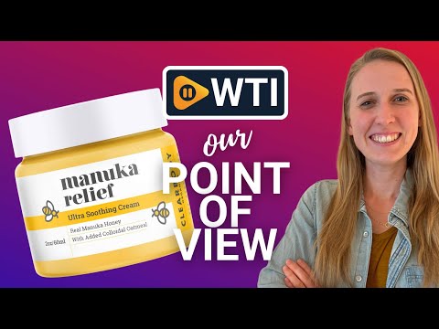Clearbody Manuka Honey Eczema Cream –Organic Honey Moisturizer for soothing - WTI product video review