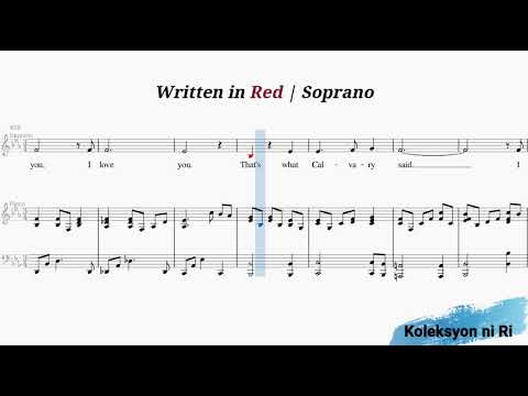 Escrito em Vermelho | Soprano | Piano