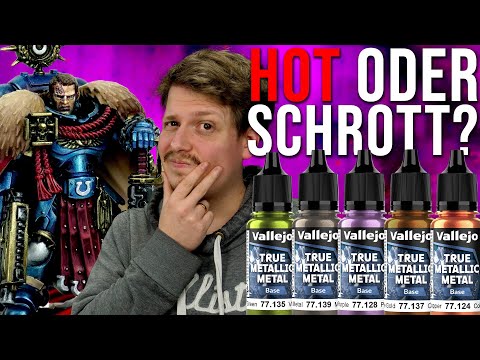 Hot or not?! - I'm testing the NEW Vallejo True Metallics!