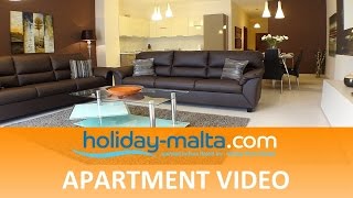 preview picture of video 'Balluta Saint Julians Malta Apartment Rentals 3 bedrooms, sleeps 7, Book Now!  (E366)'