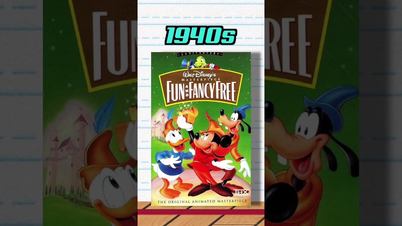 Every Decade has a Trio! #disney #cartoon