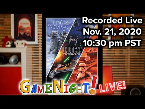 Star Wars Unlock - BGG@HOME GameNight LIVE!!