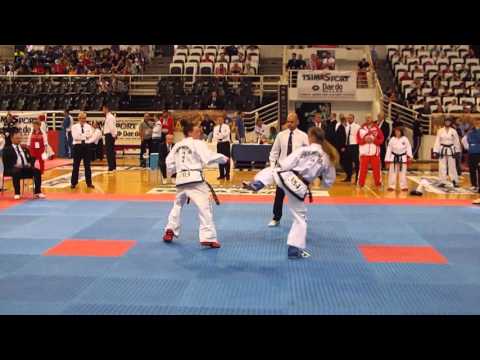 Charlotte Nickson (WAL) v Alina Guraspishvili (RUS) - Female -64kg Sparring Final