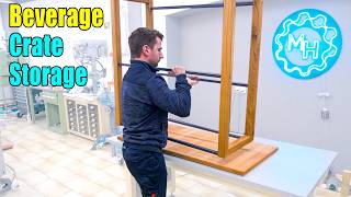 Building a Beverage Crate Storage Shelf