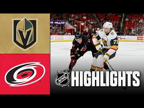 NHL Highlights | Golden Knights vs. Hurricanes | October 28, 2025