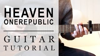 OneRepublic - Heaven | FAST Guitar Tutorial | EASY Chords