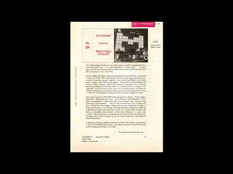 Yellow Magic Orchestra - London, UK, 1980 (BBC Transcription Promo LP)