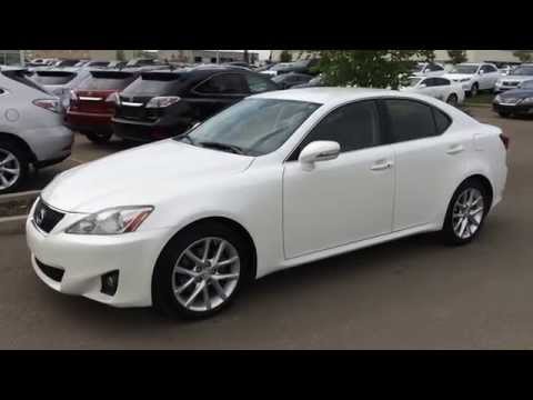 Lexus Certified Pre Owned White 2012 IS 250 6 Speed Manual RWD - St. Albert, Edmonton