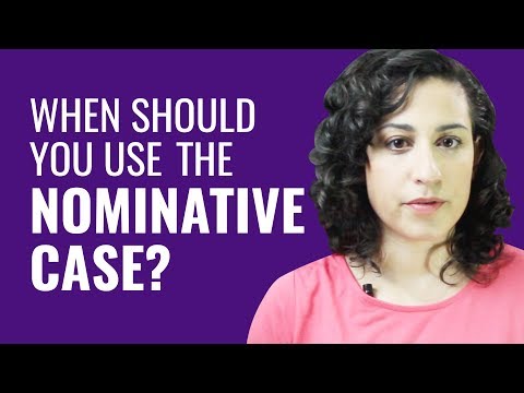 Ask a Greek Teacher - When Should You Use the Nominative Case?