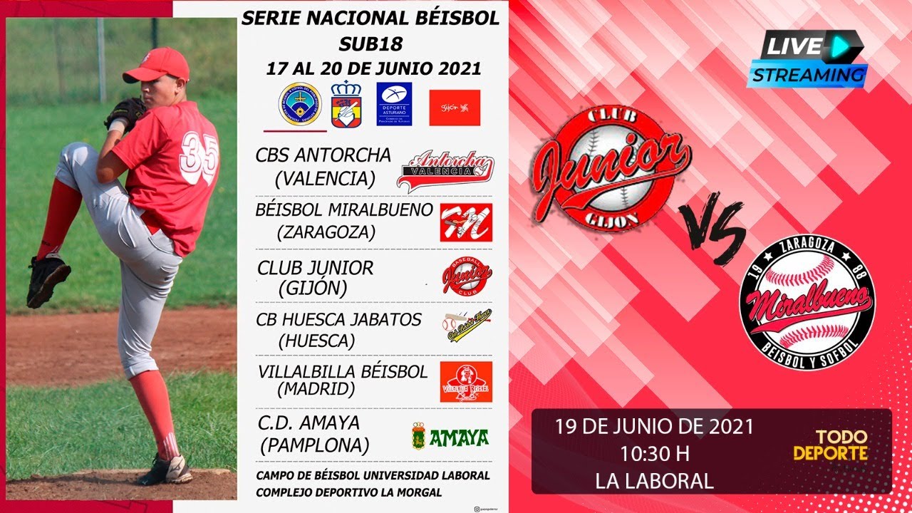 🖥 Directo - CAMPEONATO DE ESPAÑA Beisbol - SUB18 - FINAL