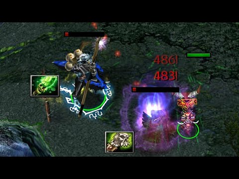DOTA WITCH DOCTOR vs MORTRED: UNREAL FIGHT! (MEGA HARD)