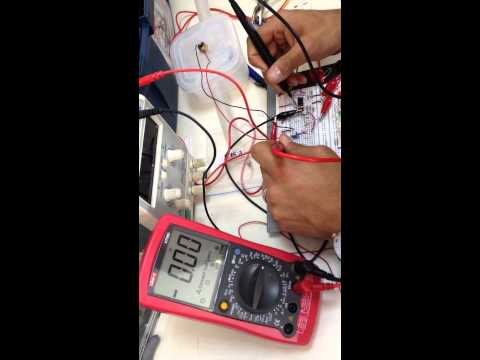 Medidor de flujo de aire en un ducto