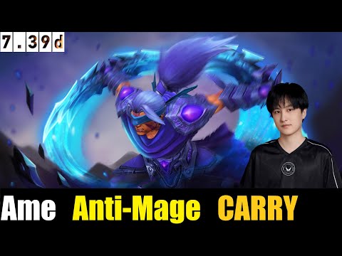 🤯AME [Anti-Mage] CARRY 7.39d - DOTA 2 HIGHEST MMR MATCH#dota2   #dota2gameplay